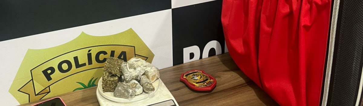PCGO e PMGO prendem mulher em flagrante por tráfico de drogas via delivery em Paraúna