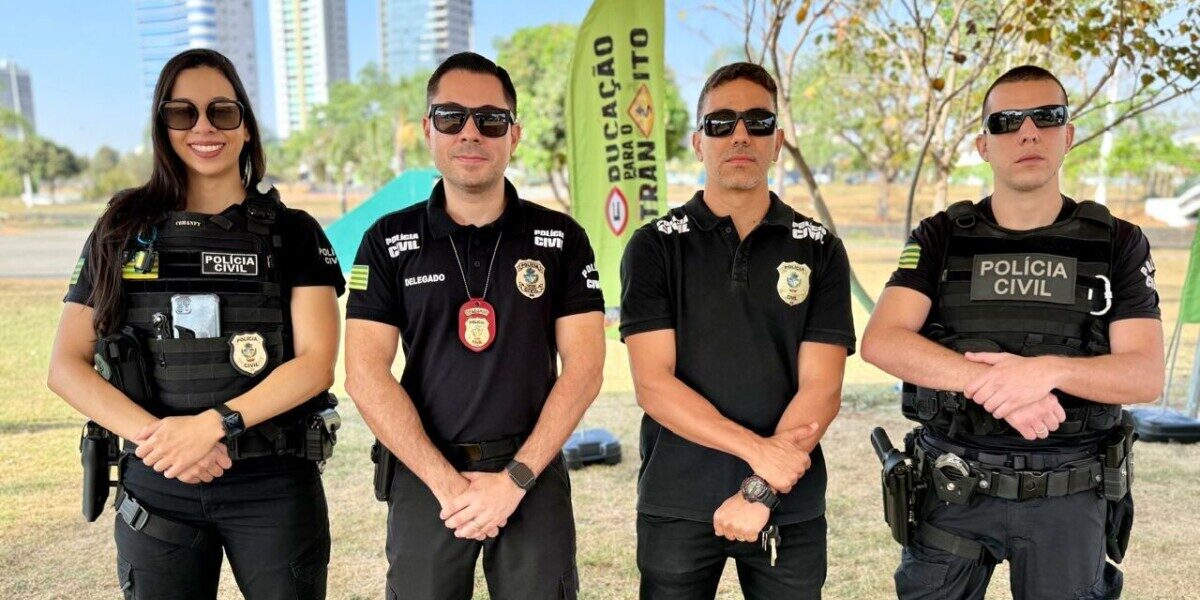 PCGO e forças de segurança realizam blitz educativa na Semana Nacional do Trânsito em Rio Verde