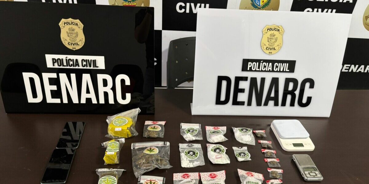 PCGO fecha “boca de fumo” e recupera diversos objetos furtados em Goiânia