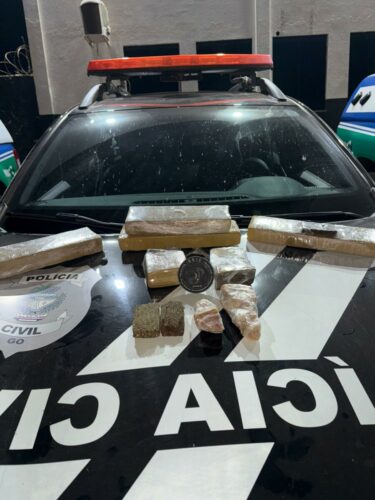 PCGO prende dois homens em flagrante por tráfico de drogas em Cristalina