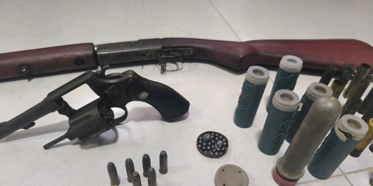 PCGO prende homem com arsenal de armas e munições em Goianésia