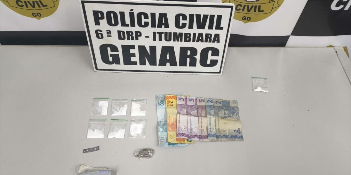 PCGO prende homem por tráfico de drogas em Itumbiara