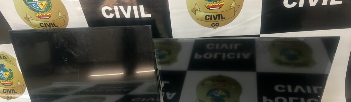 PCGO prende mulher em flagrante por receptação de televisores furtados de UBS em Vianópolis