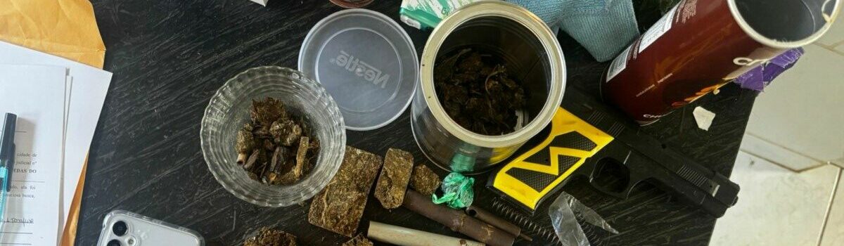PCGO prende homem em flagrante por tráfico de drogas durante operação em Águas Lindas
