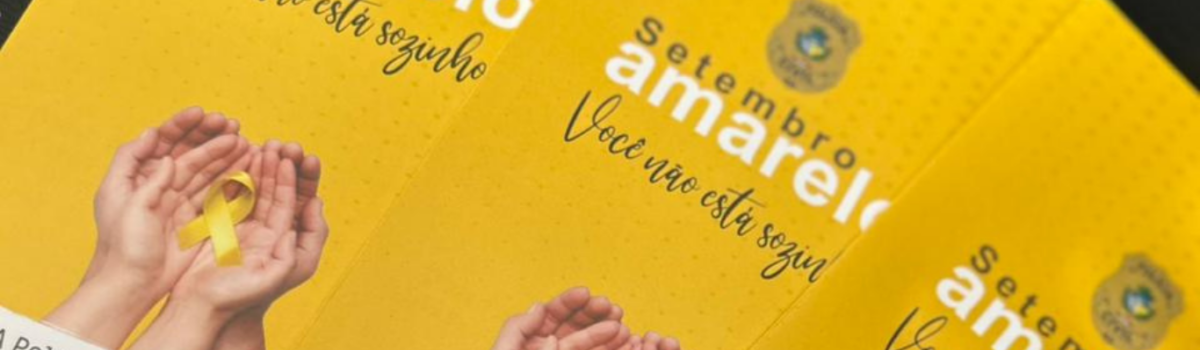 PCGO promove palestra sobre saúde mental em alusão ao Setembro Amarelo