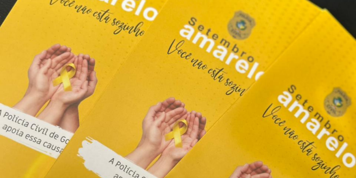 PCGO promove palestra sobre saúde mental em alusão ao Setembro Amarelo