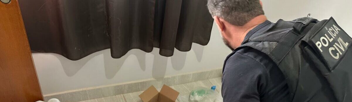 Polícia Civil prende investigado por tráfico de drogas e posse ilegal de munição de uso restrito, em Águas Lindas