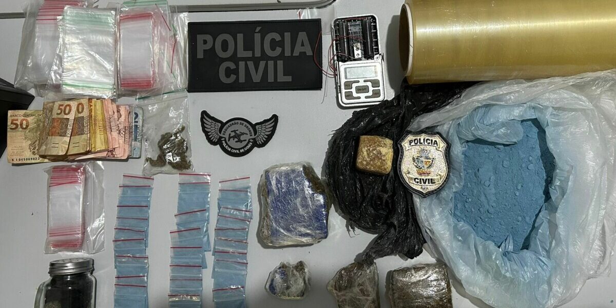Polícia Civil faz operação em Terezópolis e apreende drogas, arma de fogo e munições