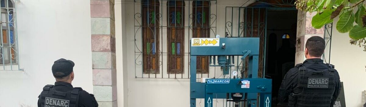 ‘Forasteiros’: PCGO desarticula megaorganização criminosa, apreende 300 kg de drogas e desmonta laboratório na Bahia