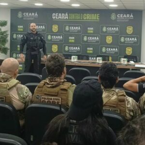 Operação Enigma: PCGO e PCCE prendem oito pessoas e apreendem munições e cartões bancários