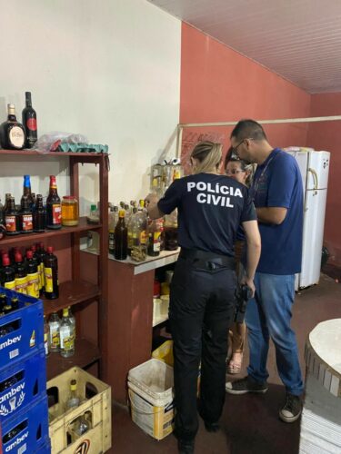 Operação Metanol: PCGO e forças de segurança fiscalizam estabelecimentos em São Luís de Montes Belos