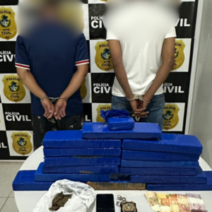 PCGO apreende 14kg de maconha e prende dois indivíduos por tráfico de drogas em Campos Belos