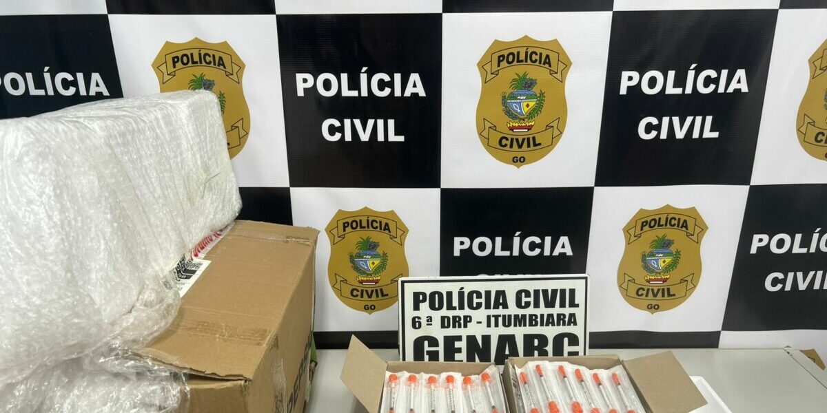 PCGO deflagra operação e prende mulher por armazenar e remeter ilegalmente canetas emagrecedoras a outros estados