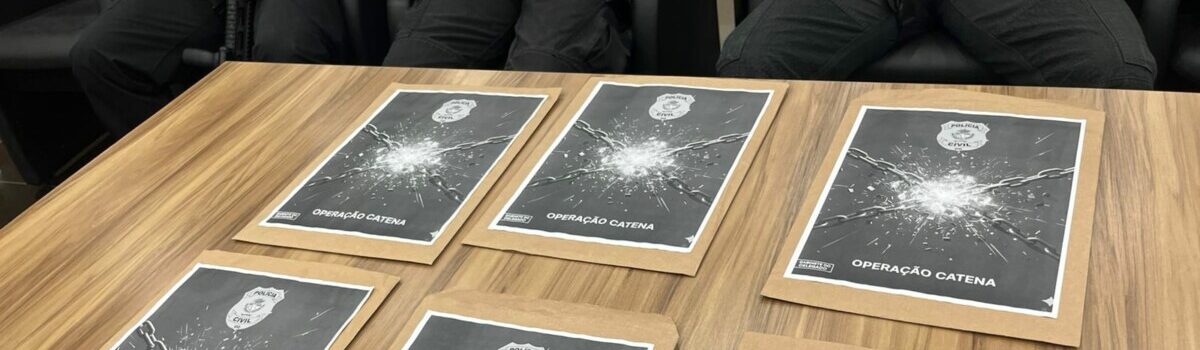 PCGO deflagra ‘Operação Catena’ e desarticula orcrim voltada ao tráfico de drogas e lavagem de capitais
