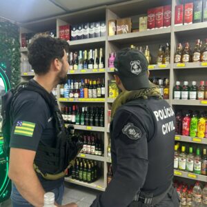 PCGO participa de força tarefa em Catalão para fiscalizar bebidas adulteradas com metanol