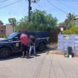 PCGO prende dupla em flagrante por receptação de R$ 60 mil em objetos furtados