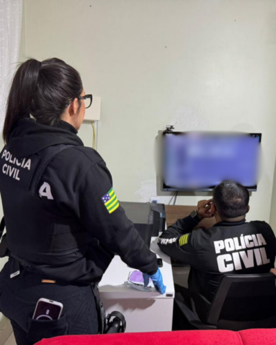PCGO prende homem por armazenar material de exploração sexual envolvendo crianças e adolescentes