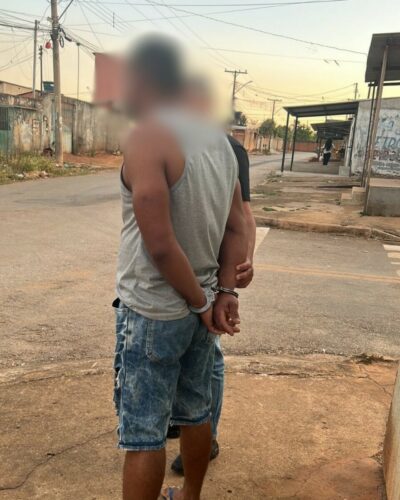 PCGO prende homem por tentar matar outro com golpes na cabeça em Águas Lindas