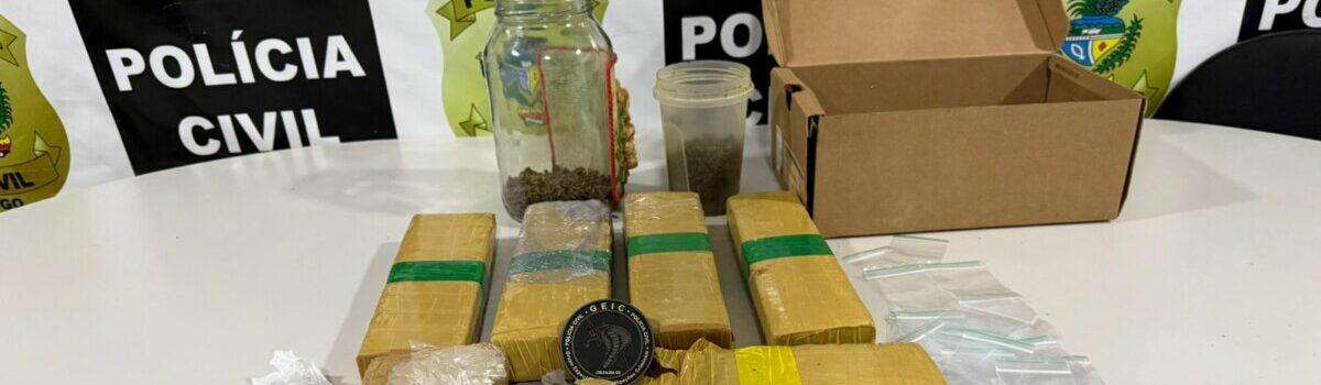 PCGO prende homem por tráfico de drogas na modalidade “delivery” em Cristalina