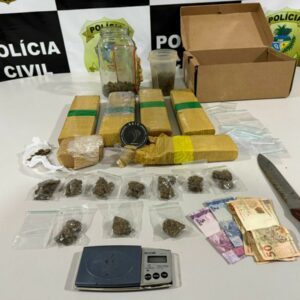 PCGO prende homem por tráfico de drogas na modalidade “delivery” em Cristalina
