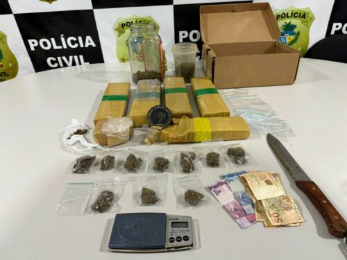 PCGO prende homem por tráfico de drogas na modalidade “delivery” em Cristalina