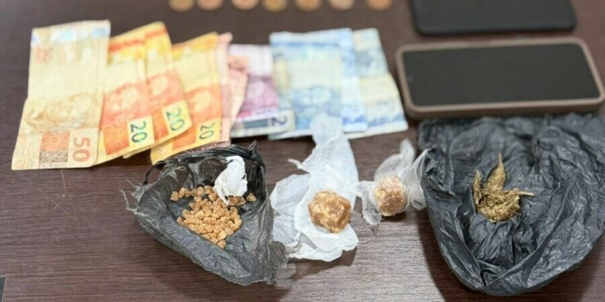 PCGO prende mulher em flagrante por tráfico de drogas em Nazário