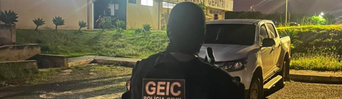 PCGO prende um dos investigados por roubo a fazenda na zona rural de Anápolis