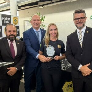 PCGO realiza cerimônia de revitalização da Central Geral de Flagrantes de Goiânia e homenageia policiais civis