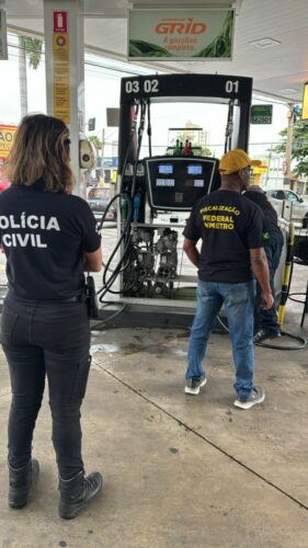 Polícia Civil participa de ação nacional para coibir fraudes em postos de combustíveis