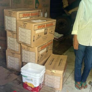 PCGO, GCM e Vigil&acirc;ncia Sanit&aacute;ria, em a&ccedil;&atilde;o conjunta, interditam dep&oacute;sito clandestino de ovos em Aparecida de Goi&acirc;nia