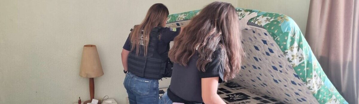 PCGO apreende arma e munições usadas por agressor que fez disparos contra portão da casa de ex-companheira, em Luziânia