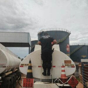 PCGO e ANP realizam fiscalização de combustíveis no polo petrolífero de Senador Canedo