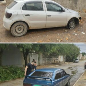 PCGO e PMGO, em ação rápida e integrada, recupera veículo furtado e prende autores em Posse