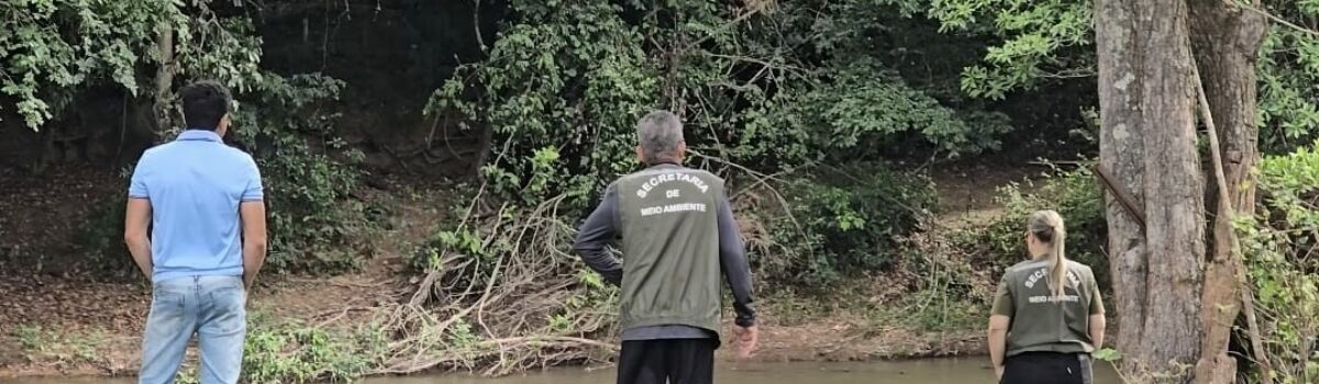 PCGO participa de ação conjunta no Rio das Almas e identifica pontos de descarte irregular de resíduos