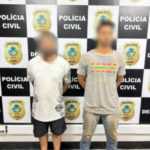 PCGO prende dupla em flagrante por tráfico de drogas e porte de arma em lava jato utilizado como “boca de fumo”