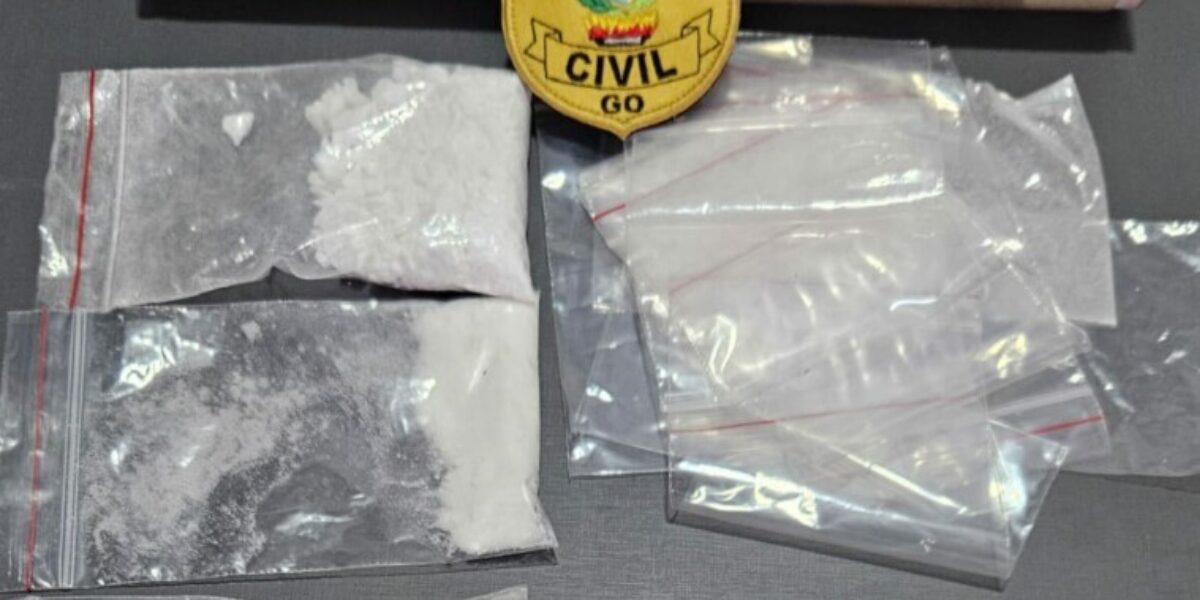 PCGO prende reincidente por tráfico de drogas em Goiatuba