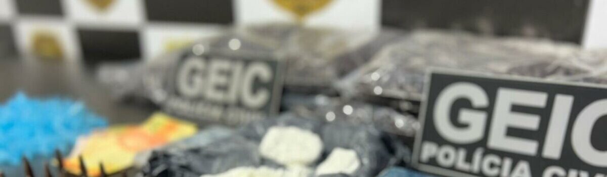 PCGO prende investigado e desarticula esquema de venda de drogas praticado perto de escola e igreja em Luziânia