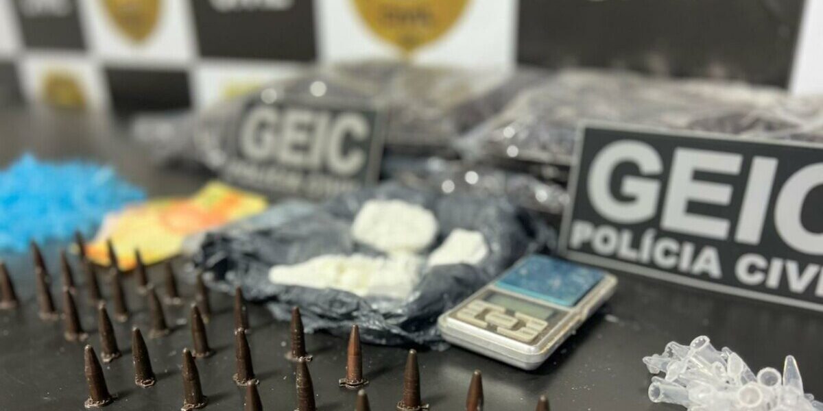 PCGO prende investigado e desarticula esquema de venda de drogas praticado perto de escola e igreja em Luziânia