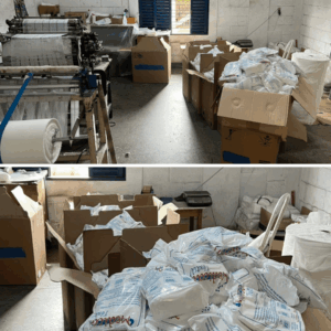 Polícia Civil flagra fabricação clandestina de gaze hospitalar em Goiânia