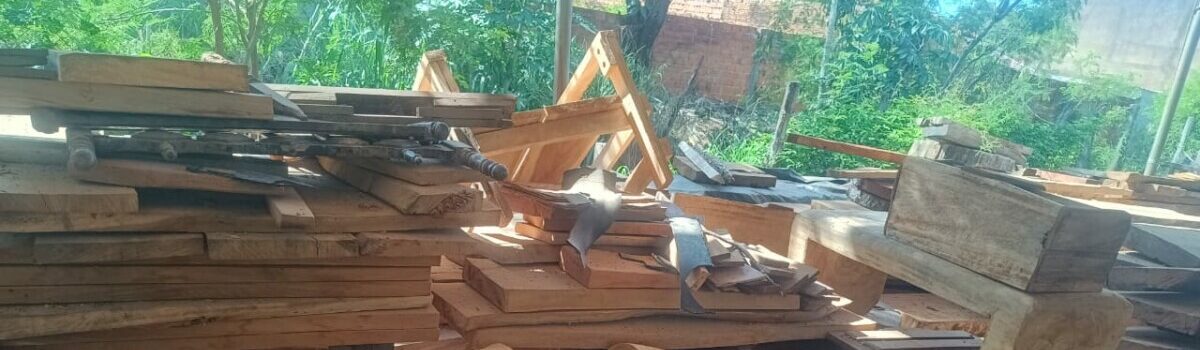 Polícia Civil apreende madeira retirada ilegalmente e utilizada em serraria de Niquelândia