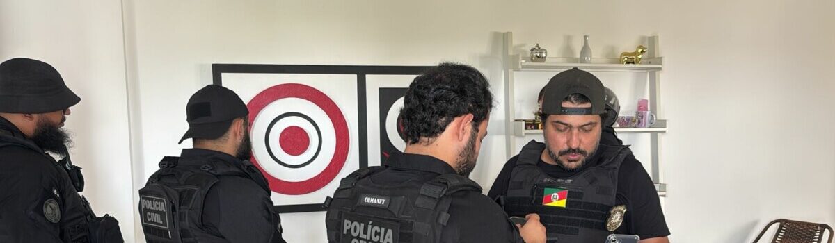 PCGO presta apoio à PCRS, em operação em Caldas Novas, contra suspeitos de invadir sistemas do TJRS e vazar conteúdo sigiloso