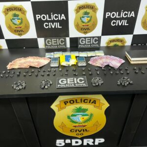 PCGO desarticula ponto de venda em distribuidora 24h de Luziânia