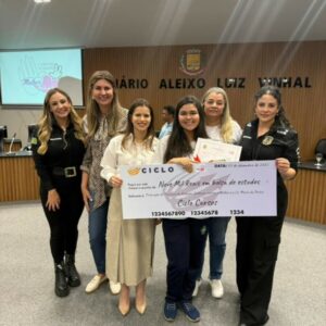 PCGO participa da premiação do 7º Concurso de Redação sobre violência doméstica e Lei Maria da Penha em Goianésia