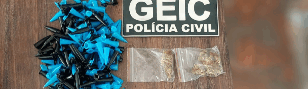 PCGO prende investigados por tráfico e apreende drogas e balança de precisão em Mineiros