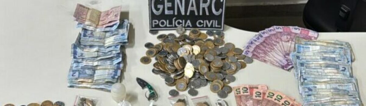 PCGO prende mãe e filho por tráfico de drogas em Águas Lindas