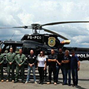 PCGO refor&ccedil;a opera&ccedil;&otilde;es a&eacute;reas com a chegada de novo helic&oacute;ptero para a CORE DOA