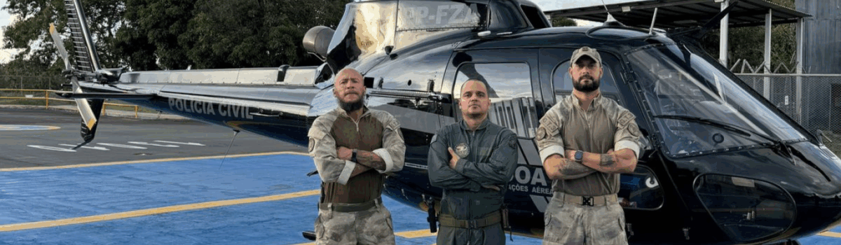 Piloto da PCGO conclui formação técnica em helicóptero na Divisão de Operações Aéreas da PCDF