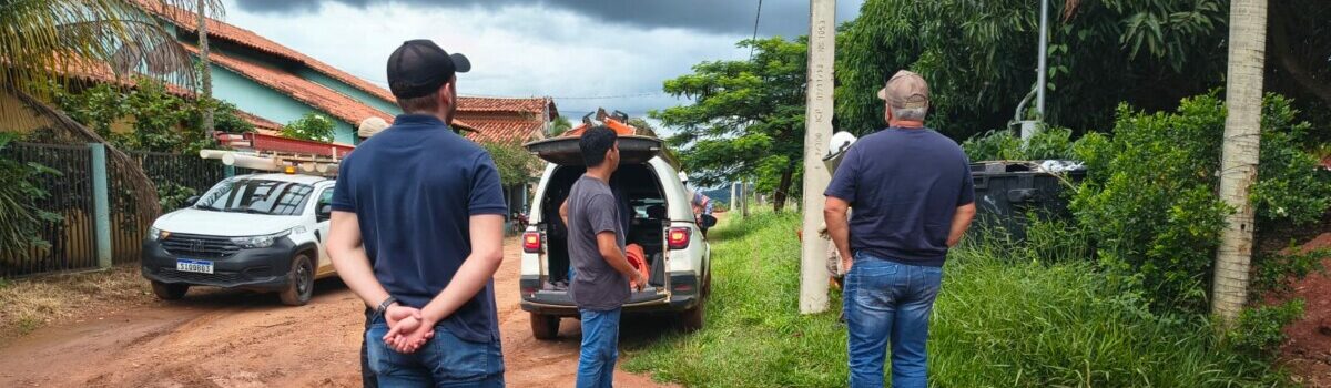 PCGO prende em flagrante investigado por furto de energia em chácara de Trindade