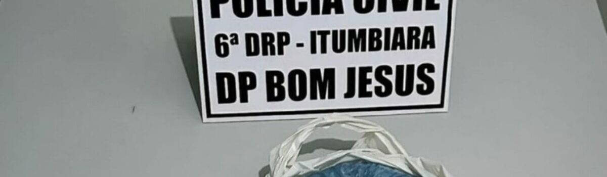 PCGO prende homem por tráfico de drogas em Bom Jesus de Goiás
