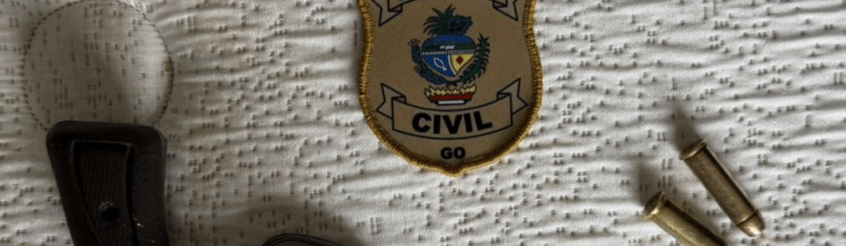 PCGO prende homem por posse ilegal de arma de fogo no contexto de violência doméstica em Novo Gama